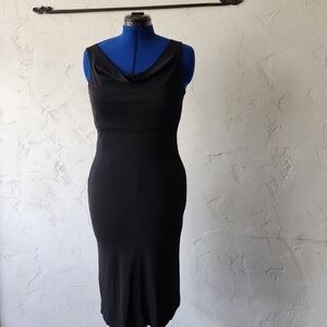Ralph Lauren Elegant Black Sleeveless Dress Size Small